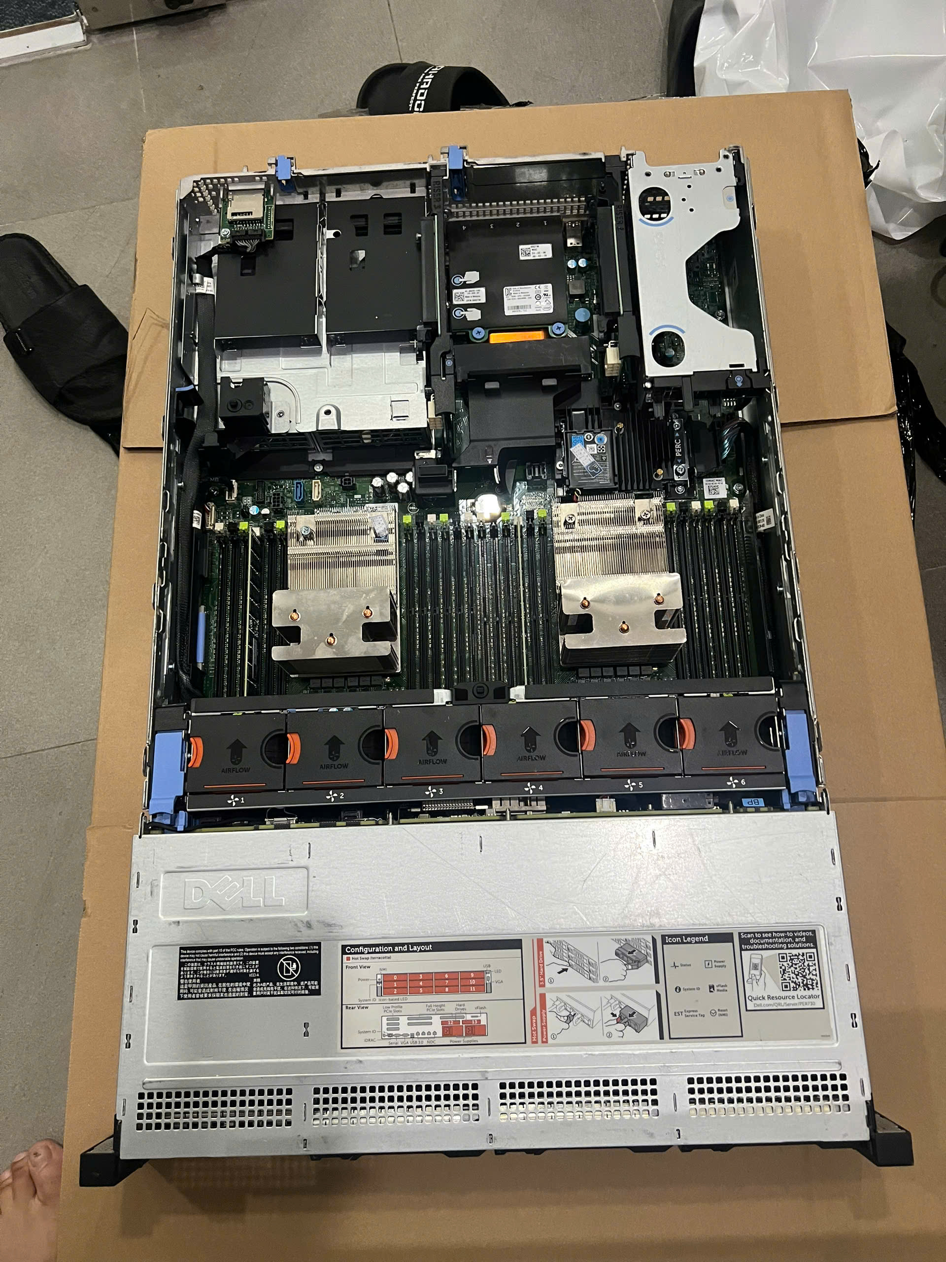 Poweredge R730 Mbd Cpu Socket Máy chủ Dell PowerEdge R730xd 12 x 3.5 inch (Barebone) - MÁY CHỦ VINA