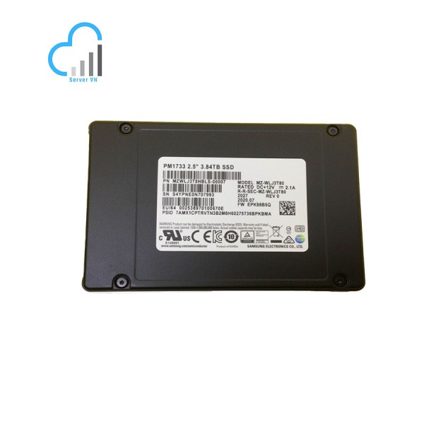 ổ cứng ssd pm1733 3.84tb