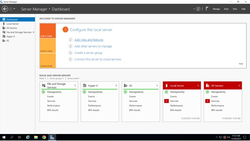 Cài đặt Active Directory trên windows server 2019