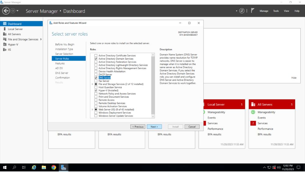 Cài đặt Active Directory 