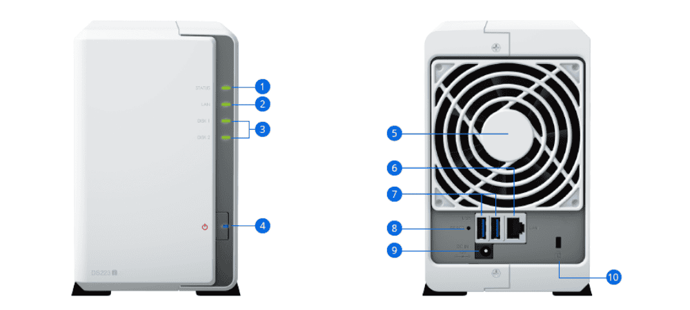 NAS Synology DS223j