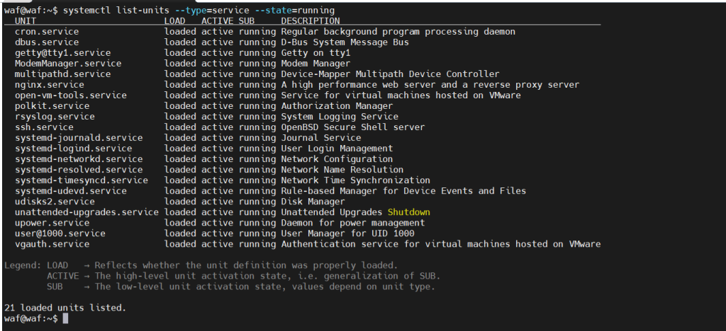 Disable service